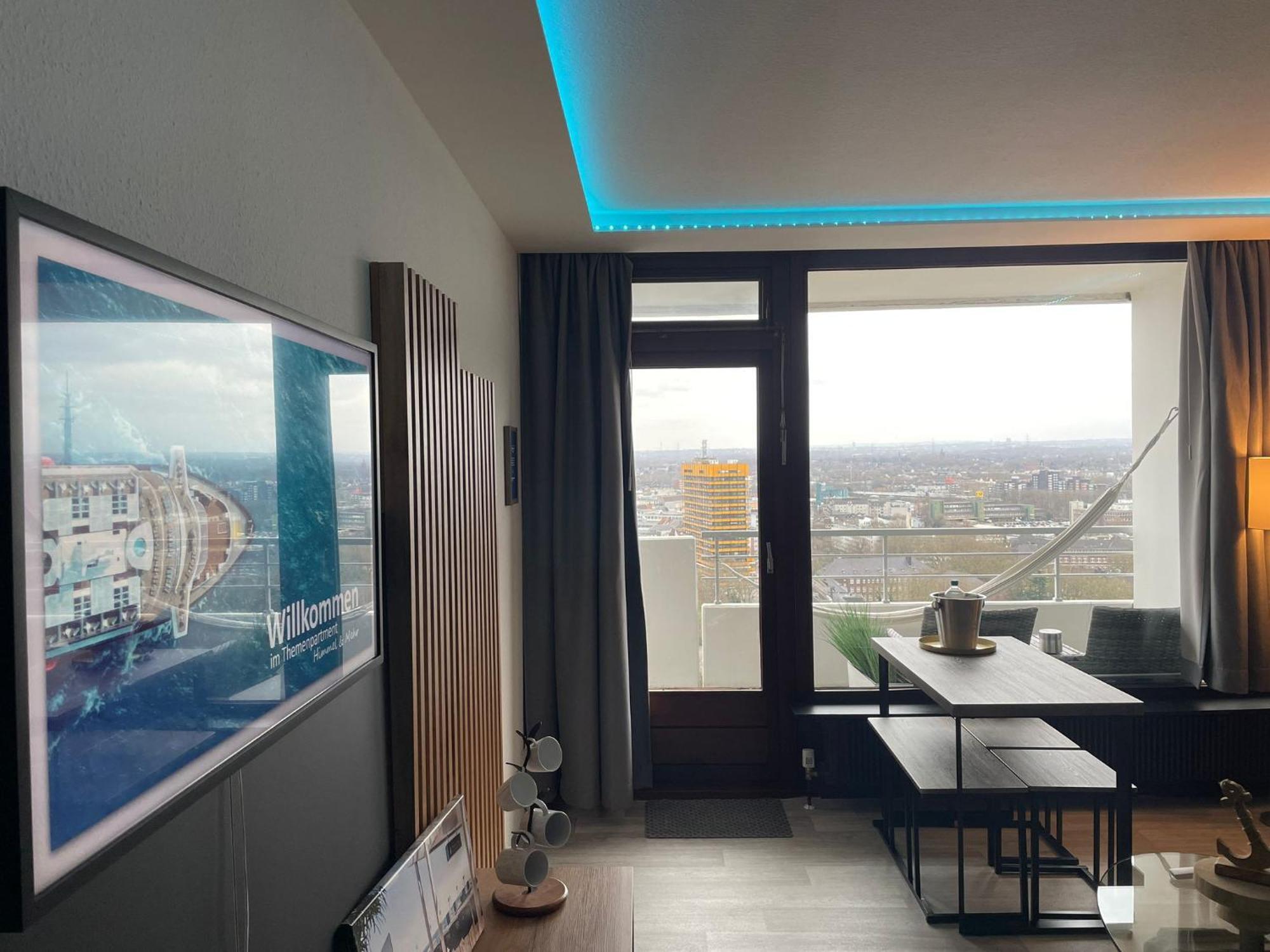 Themenpartment Himmel Und Mehr Penthouse Lägenhet Gelsenkirchen Exteriör bild